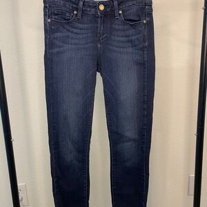 PAIGE Dark Indigo Skinny Jeans